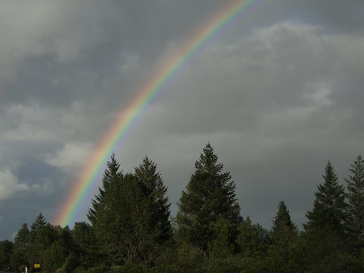 rainbow in southern oregon
